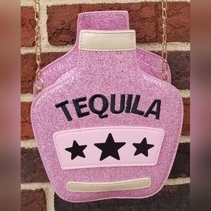 NWOT Novelty Tequila Crossbody Bag